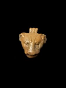 Hand-Carved Agate Sekhmet Pendant: Egyptian Goddess Pectoral - Image 3