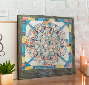 Dendera Zodiac Replica: Ancient Egyptian Wall Art - Image 3