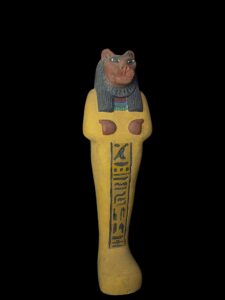 Egyptian Goddess Sekhmet Statue: Colorful Statuette Made in Egypt - Image 3