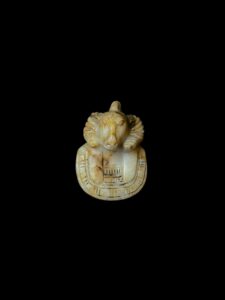 Egyptian God Amun Amulet: Museum Replica - Image 3