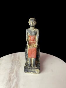 Museum Imhotep Statue - Ancient Egyptian Engineer Imhotep - the builder of Djoser's unprecedented step pyramid complex - Image 3