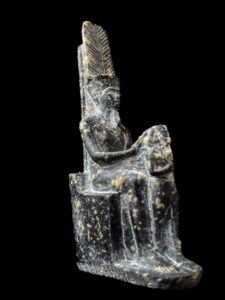 Egyptian God Amun Statue: Museum Replica - Image 3