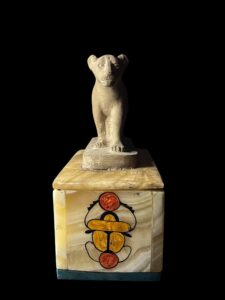 Alabaster Sekhmet Statue Box: Ancient Egyptian Goddess Decor - Image 3
