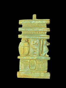 Amulet for Scarab beetle and Egyptian Baboon and Djed pillar of Osiris - Image 3