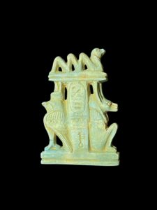 Amulet for God Anubis with Cobra Goddess and God Horus - Image 3