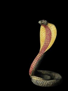 Ancient Egyptian Uraeus cobra statue, snake gifts for Snakes lovers - Image 3