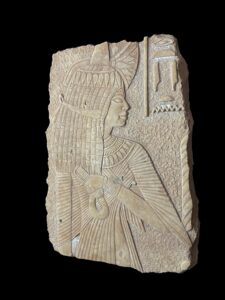 Vintage Egyptian Relief: Beloved Girl of God Ptah, Saqqara Temple - Image 3
