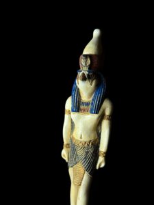 Egyptian God Horus Statue: Falcon God of the Sky, Stone Art - Image 3