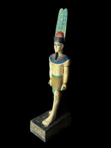 Egyptian God Amun Statue: Museum Replica - Image 3