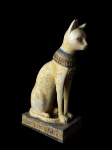 Ancient Egyptian Goddess Bastet statue, Home decor statues made in Egypt - Image 3