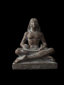 Handmade Seated Egyptian Scribe Statue: Ancient Decor - Image 3
