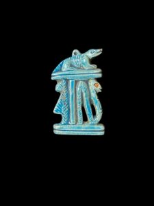 Sobek Amulet: Egyptian Crocodile God Pendant, Natural Stone - Image 3