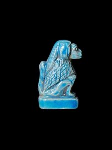 Egyptian Baboon Stone Statue: Museum Replica, Symbol of Thoth - Image 3