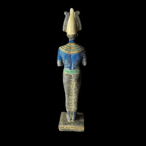 Basalt Egyptian God Osiris Statue: Unique Statuette - Image 3