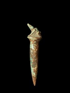 Jasper Goddess Heqet Statue: Ancient Egyptian Fertility Deity - Image 3