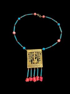 Rare Pharaonic Necklace: Ancient Egyptian Figures - Image 3