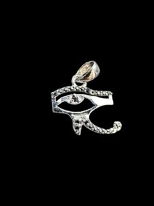 Sterling Silver Eye of Horus Pendant: Ancient Egyptian Amulet - Image 3