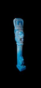 Vintage Egyptian Sekhmet Statue: Porcelain Goddess with Baboon - Image 3