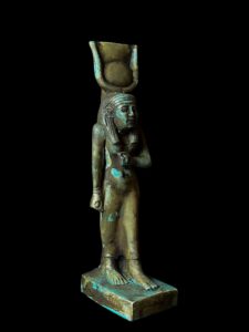 Manifest Handmade Goddess Hathor Statuette , Statue for the Egyptian Goddess Venus - Image 3