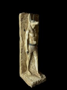 Stone Egyptian God Anubis Statue: Jackal God of Afterlife - Image 3