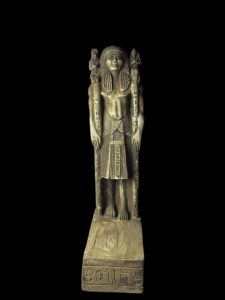 Stone Egyptian God Anubis Statue with King Tutankhamun - Image 3