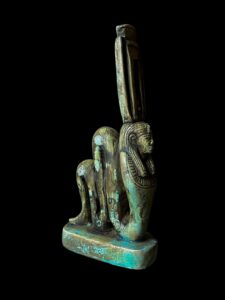 Manifest Handmade Goddess Hathor Statuette , Statue for the Egyptian Goddess Venus - Image 3