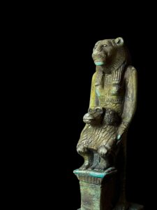 Egyptian Goddess Sekhmet Statue - Made in Egypt - Image 3