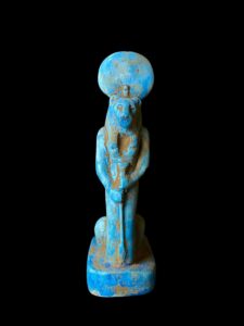 Egyptian Goddess Sekhmet Statue with Cobra Body - Image 3