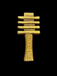 Egyptian Djed Amulet: Replica Artifact Statue - Image 3