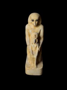 Vintage Ram God Khnum Statue: Egyptian High Priest Sculpture - Image 3