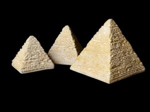 Stone Pyramids of Giza Replica: Egyptian Decor - Image 3