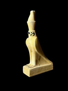 Egyptian God Horus Statue: Falcon God of the Sky, Stone Art - Image 3