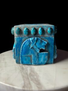 Egyptian Goddess Sekhmet Box: Eye of Horus, Scarab Beetle Symbol - Image 3