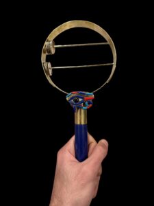 Eye of Horus Sistrum: Ancient Egyptian Musical Instrument - Image 3