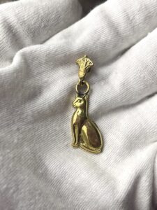Bastet Cat Pendant: Egyptian Goddess Jewelry, Gift for Cat Lovers - Image 3