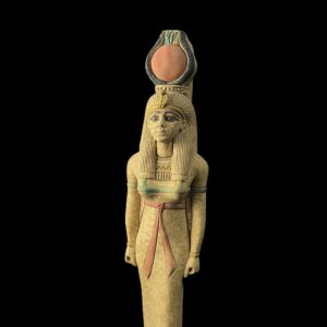 Manifest Handmade Goddess Hathor Statuette , Statue for the Egyptian Goddess Venus - Image 3