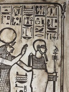 Lioness Goddess Tefnut carved made in Egypt with God Ptah - Image 3