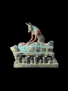 inspired God Anubis Statue , Natural Stone , Home Décor statues , Ancient Egyptian Mythology Collectible - Image 4