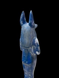 22" Egyptian God Anubis Statue: Museum Replica Figurine - Image 4