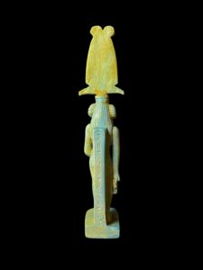 Vintage Ram God Khnum Statue: Ancient Egyptian Decor - Image 4