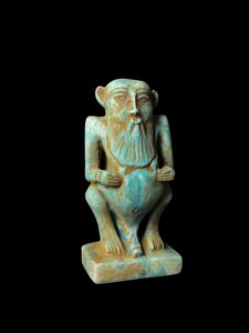 Hand Carved God Bes Statue: Egyptian Home Decor - Image 4