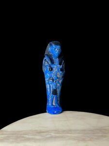 Egyptian vintage Ushabti, Shabti with God Anubis. Egyptian replica artifacts - Image 4