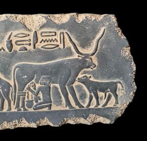 Goddess Hathor Temple Relief: Egyptian Art - Image 4