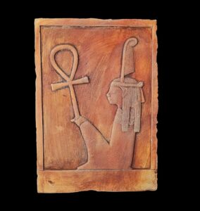 Goddess Ma'at Stone Statue: Egyptian Justice Decor - Image 4