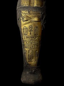 Big Egyptian vintage Ushabti, Shabti with God Anubis. Egyptian replica artifacts - Image 4