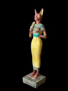 Ancient Egyptian Goddess Bastet statue, Home decor statues made in Egypt - Image 4