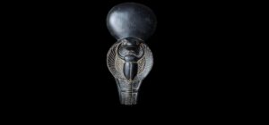 Ancient Egyptian Uraeus cobra statue with scarab beetle symbol, snake gifts for Snakes lovers - Image 4