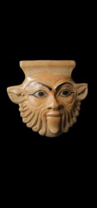 Hand-Carved God Bes Statue: Egyptian Art Home Decor - Image 4