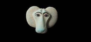 Egyptian Baboon Stone Statue: Museum Replica - Image 4