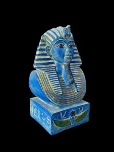 Egyptian King Tutankhamun Statue: Museum Replica - Image 4